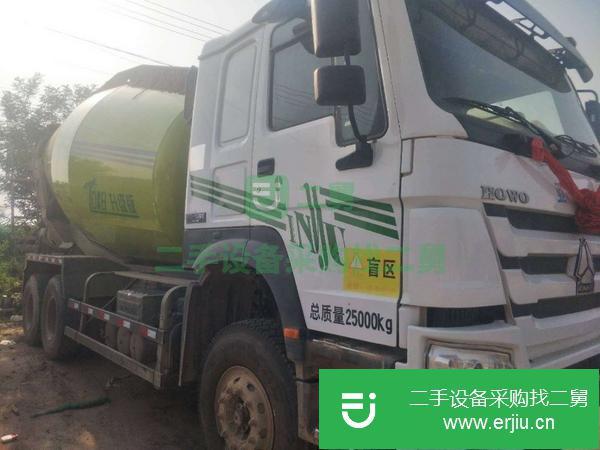 山東出售二手豪沃攪拌車國五大14 方