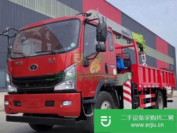 四川出售二手重汽王牌8噸隨車吊