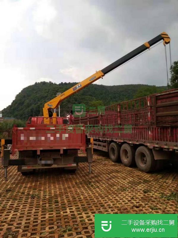 湖北出售二手重汽豪曼5噸隨車吊