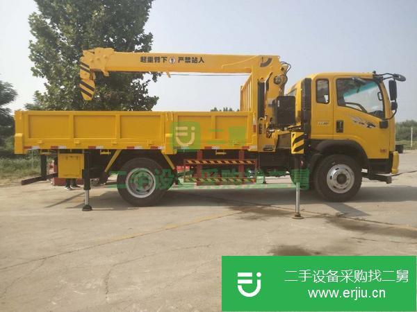 山東出售二手徐工10噸直臂隨車吊