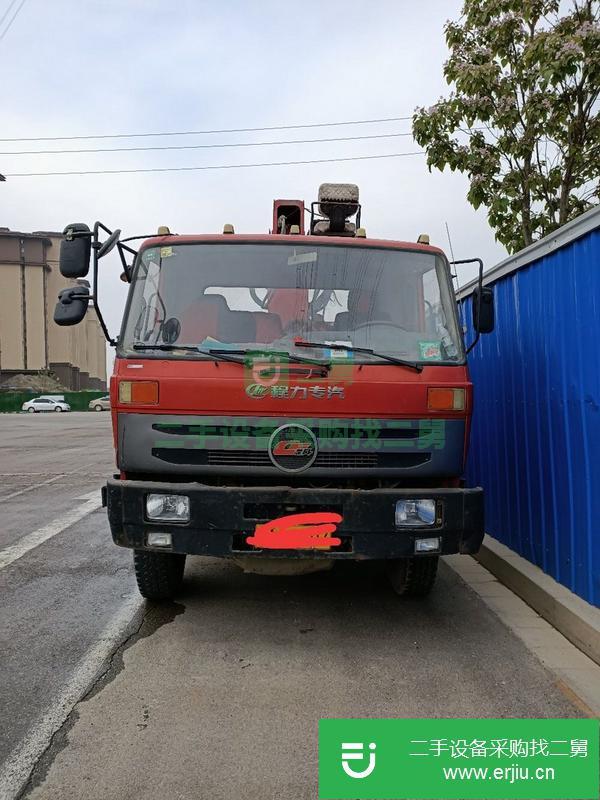 河南出售二手10噸帶爬梯隨車吊