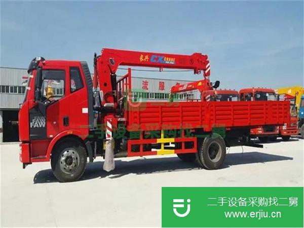 安徽出售二手解放J6隨車吊