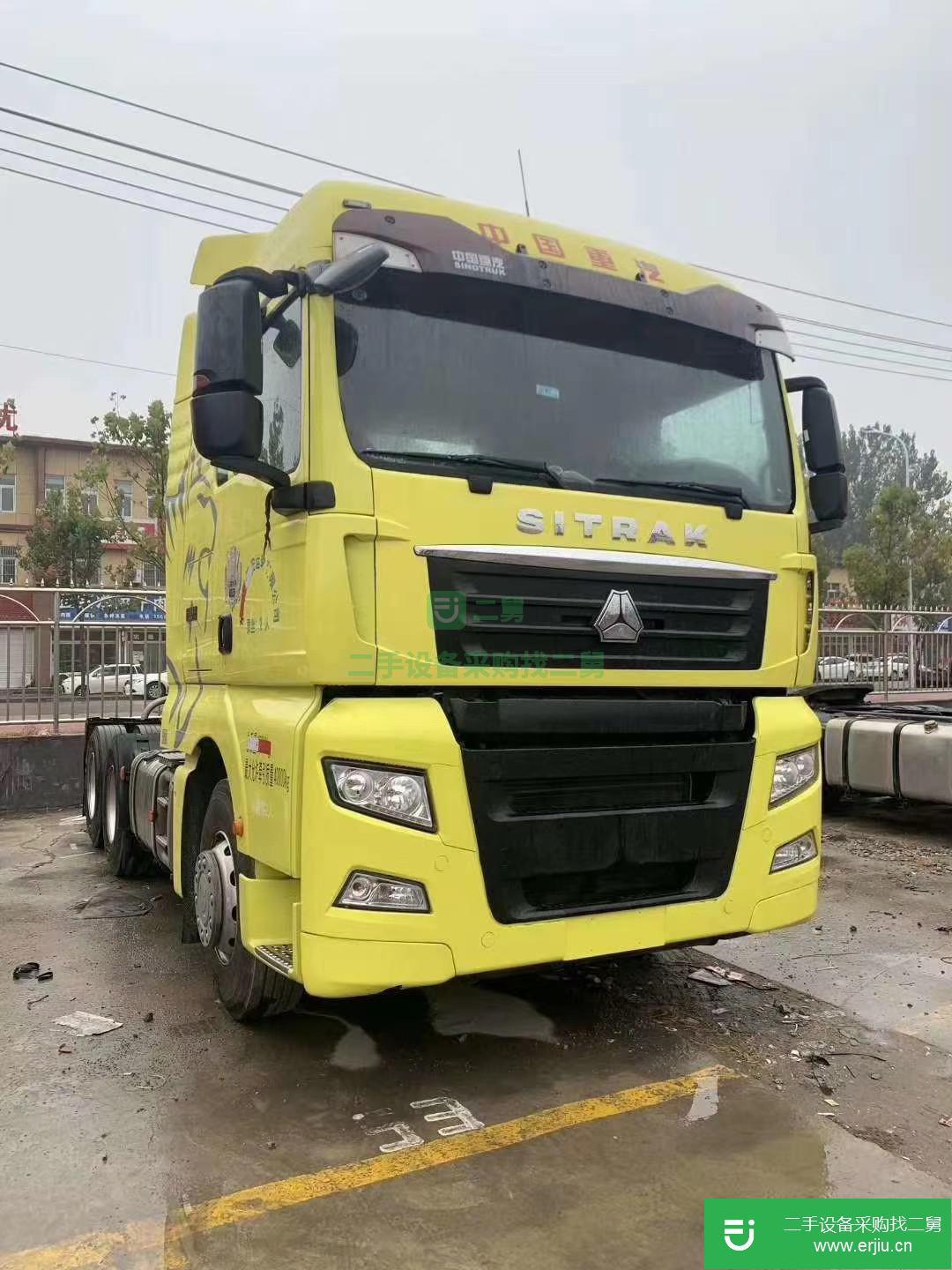 山東出售二手重汽汕德牽引車