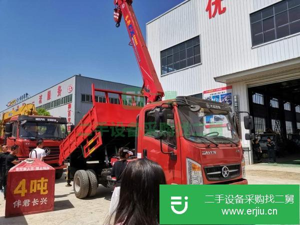 云南出售二手藍牌5噸吊車