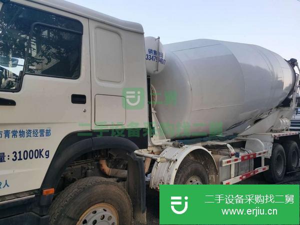 山東出售二手德龍前四后八20方攪拌車