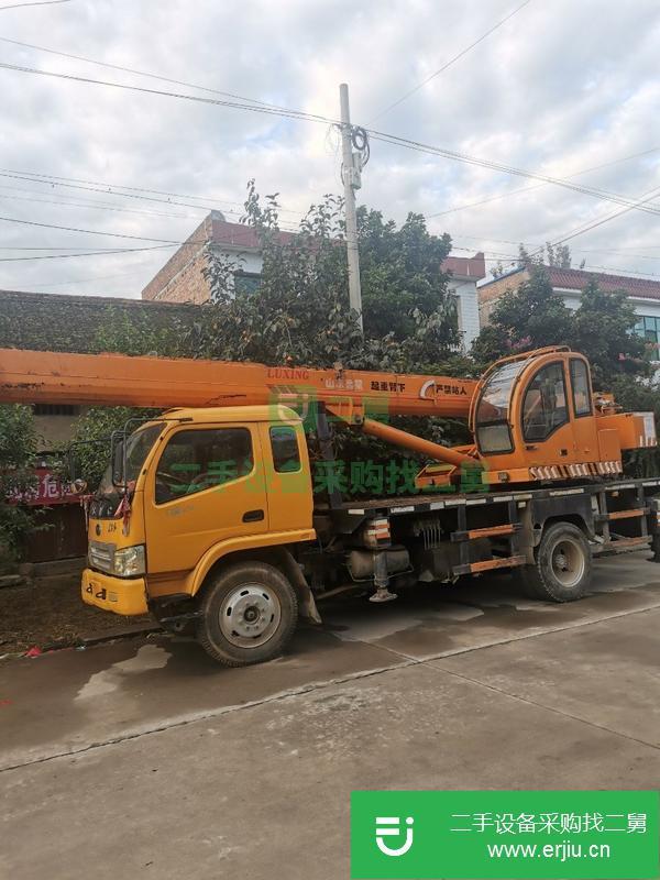 陜西出售二手魯星十噸汽車吊國(guó)三