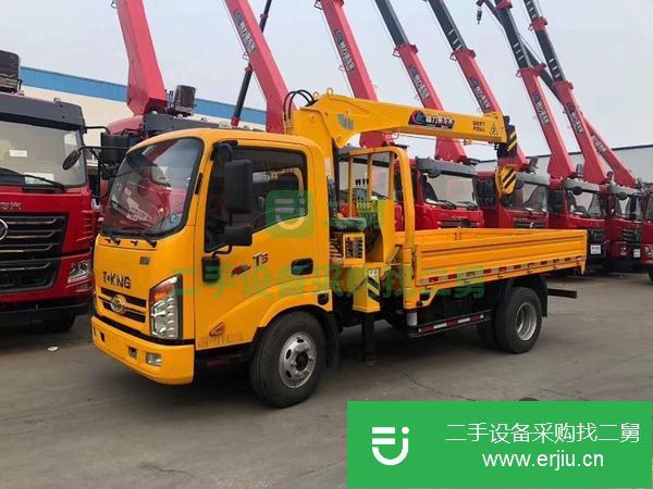 黑龍江出售二手徐工10噸4節(jié)臂隨車吊
