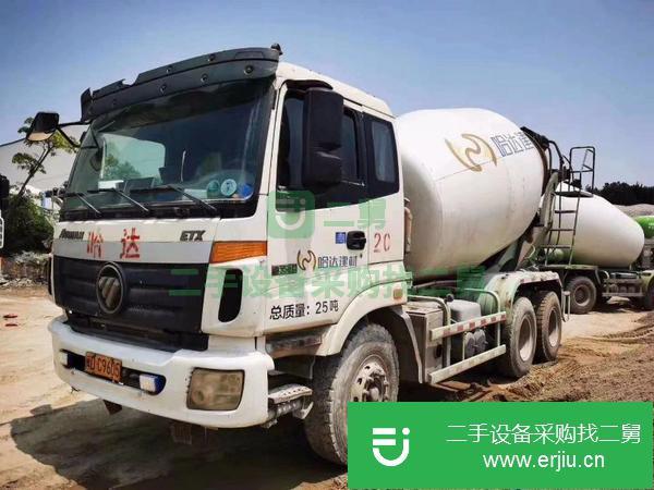 內蒙古出售二手豪沃12方攪拌罐車