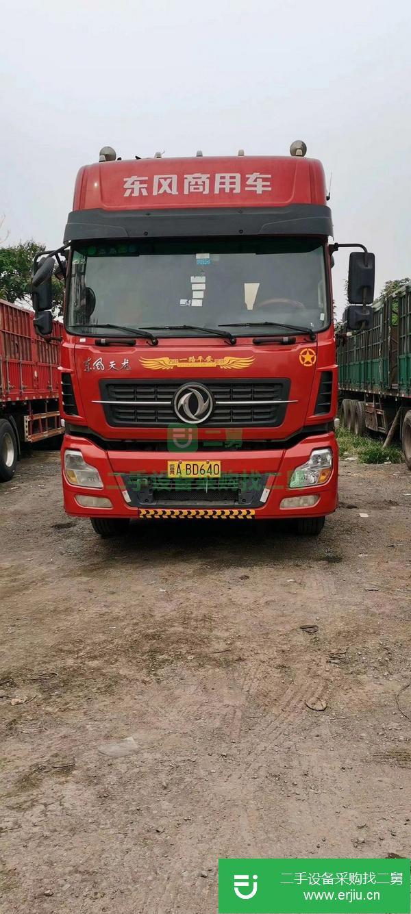 河北出售二手東風天龍385牽引車