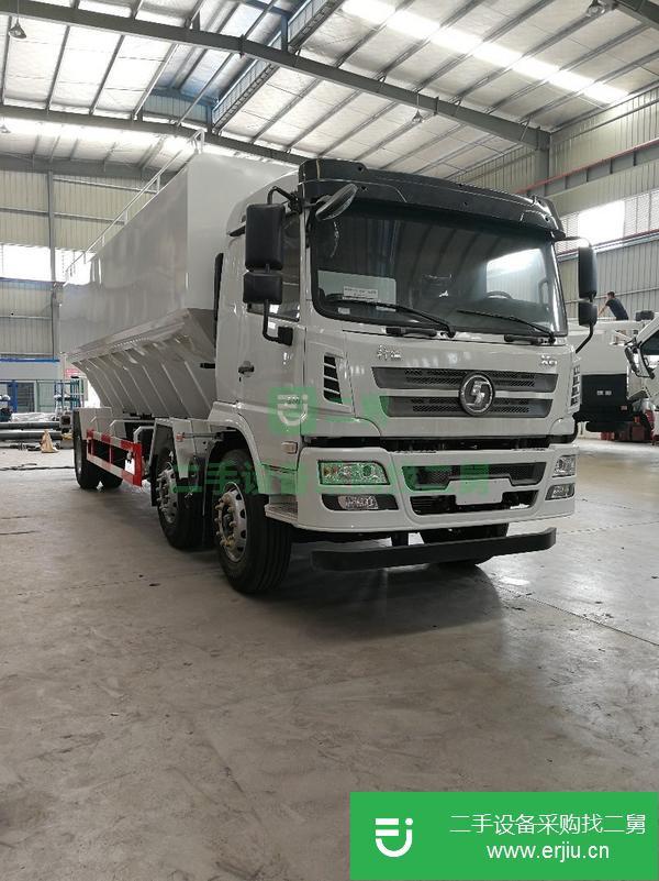 江蘇出售二手陜汽軒德30方散裝飼料運(yùn)輸車