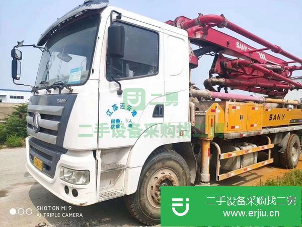 河北出售二手三一25米叉腿兩橋四節臂泵車