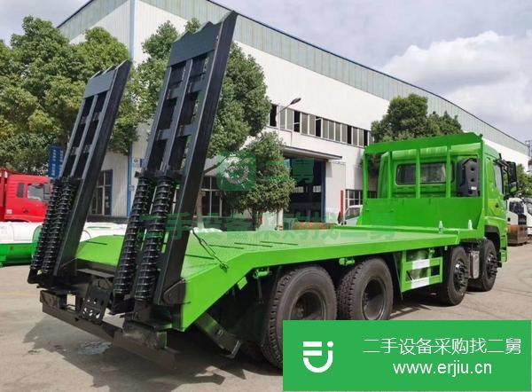 湖北出售二手東風D7前四后八平板運輸車