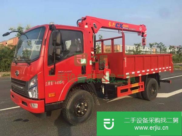 廣東出售二手藍牌6.3噸隨車吊