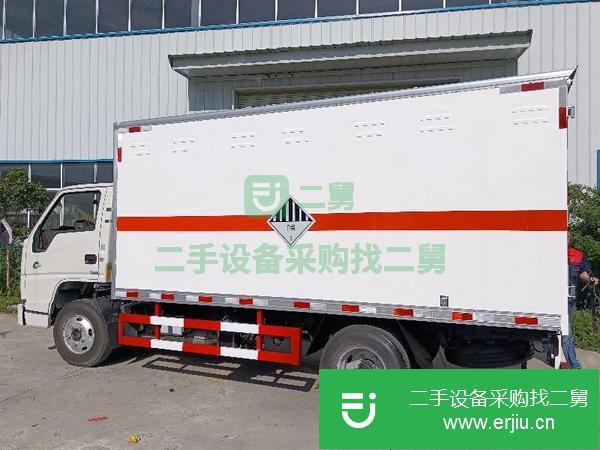 湖北出售二手解放危險品廂式運輸車