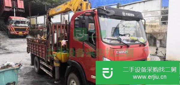 湖北出售二手程力5噸臂長11.2米隨車吊