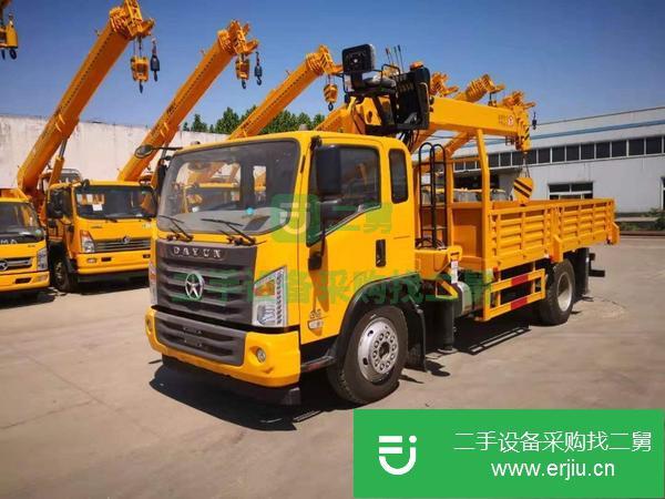 山東出售二手徐工10噸直臂隨車吊