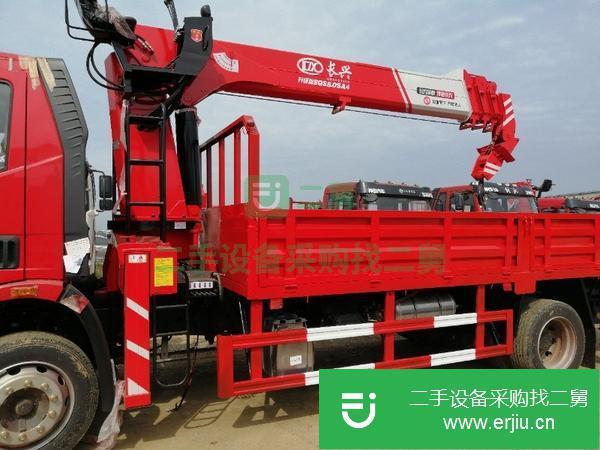 山西出售二手解放J6單橋隨車吊