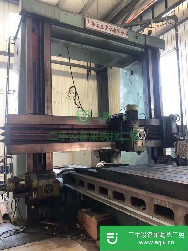 山東出售二手青島永立3x5米加重型龍門銑床