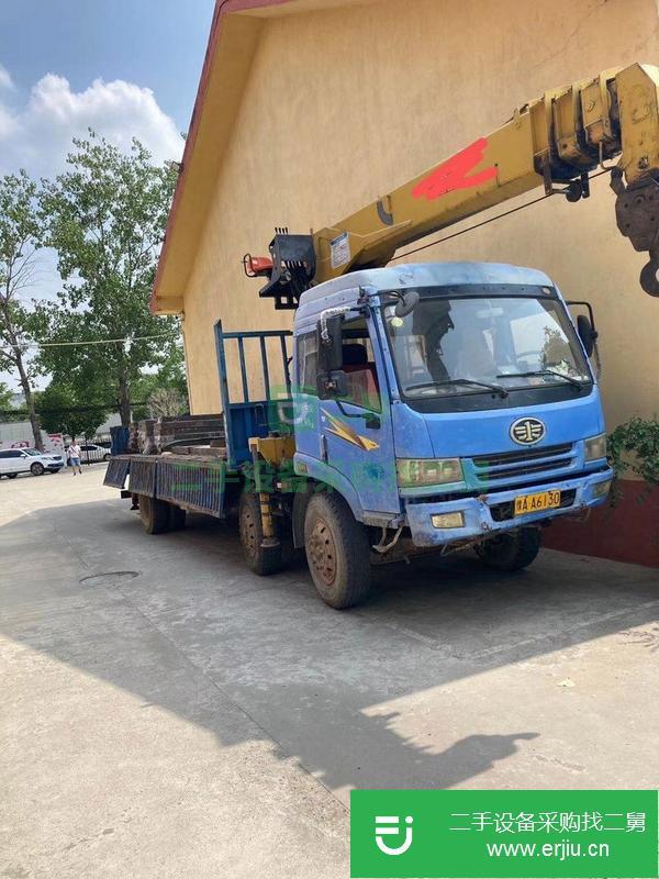 湖北出售二手宇通八噸隨車吊