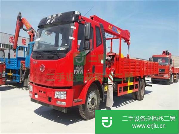安徽出售二手解放J6隨車吊