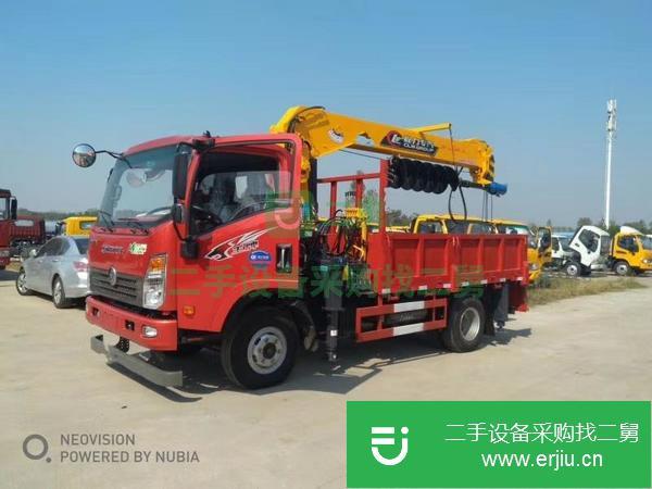 貴州出售二手重汽豪曼5噸隨車吊