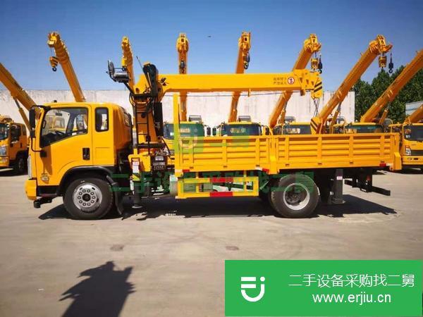 山東出售二手徐工10噸直臂隨車吊