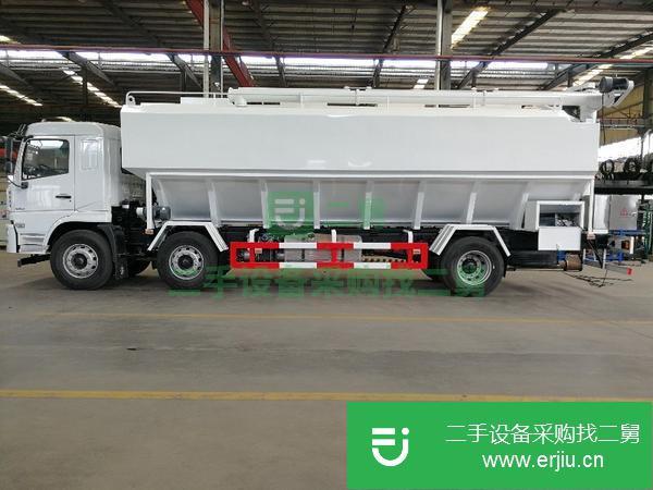 江蘇出售二手陜汽軒德30方散裝飼料運(yùn)輸車
