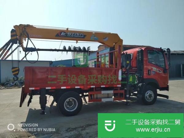貴州出售二手重汽豪曼5噸隨車吊
