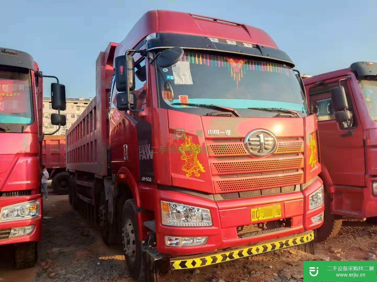 江西出售二手一汽解放500馬力自卸車