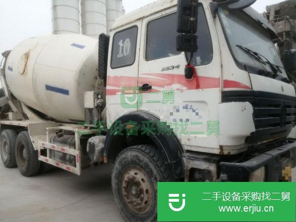 河北出售二手北方奔馳12方攪拌車