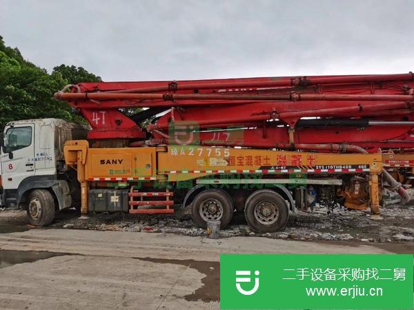 內(nèi)蒙古出售二手三一重工46米泵車