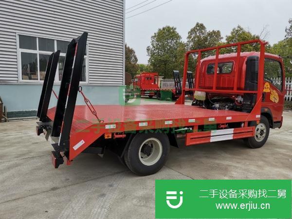 河北出售二手重汽豪曼平板運(yùn)輸車