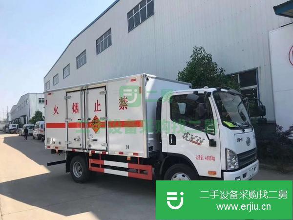甘肅出售二手危險品廂式運輸車,可分期