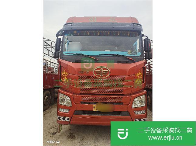 江西出售二手青島解放JH6倉柵式載貨車