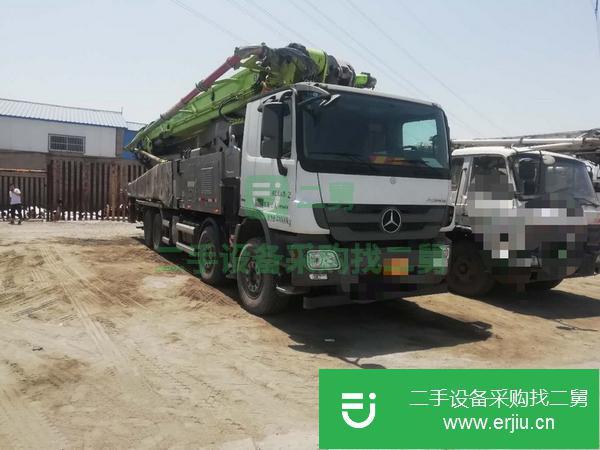 河北出售二手國四中聯56米泵車