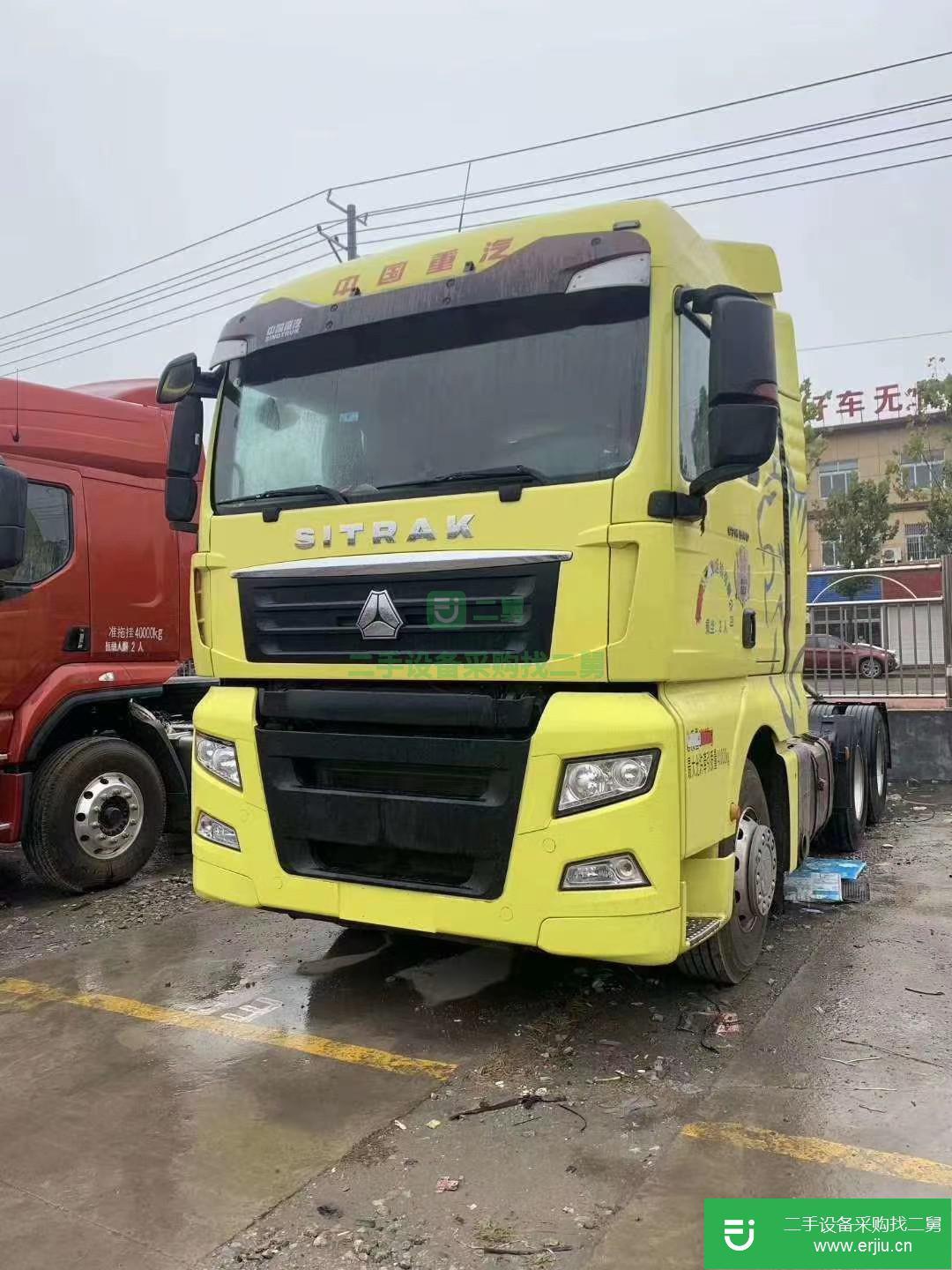 山東出售二手重汽汕德牽引車