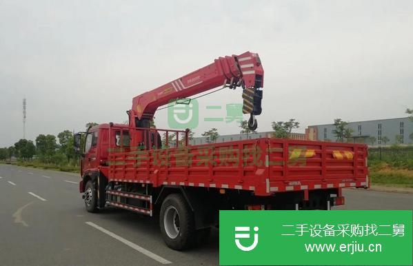 青海出售二手8噸藍牌隨車吊