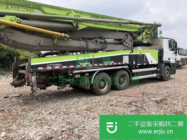 湖南出售二手國五中聯三橋49米泵車
