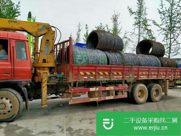 四川出售二手石煤10噸后八輪隨車吊