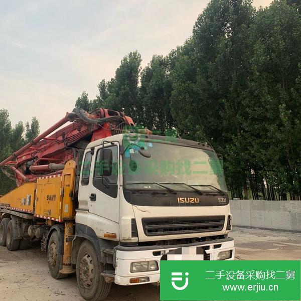 山東出售二手五十鈴48米泵車