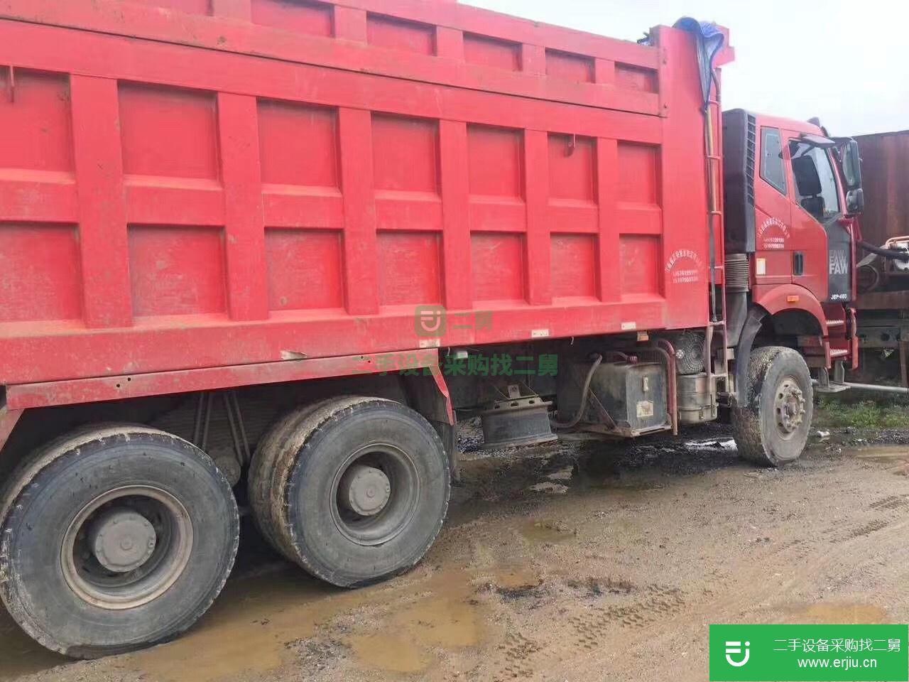 江西出售二手解放J6P自卸車