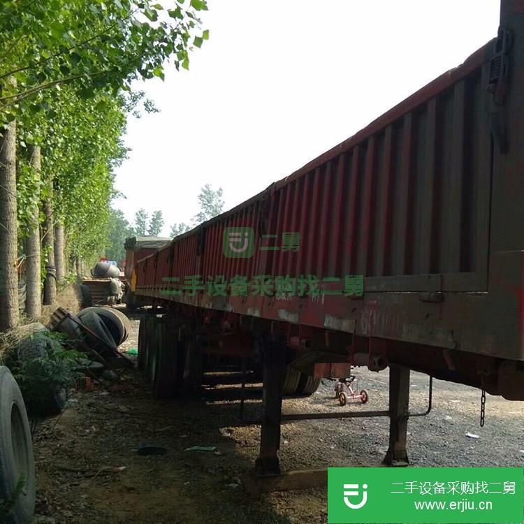 山東出售二手側翻自卸式掛車