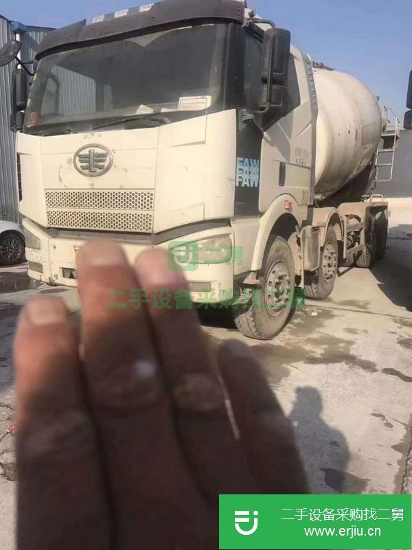 河南出售二手解放16方水泥攪拌車
