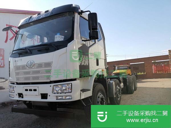 黑龍江出售二手一汽解放j6m前四后八7米7牽引車