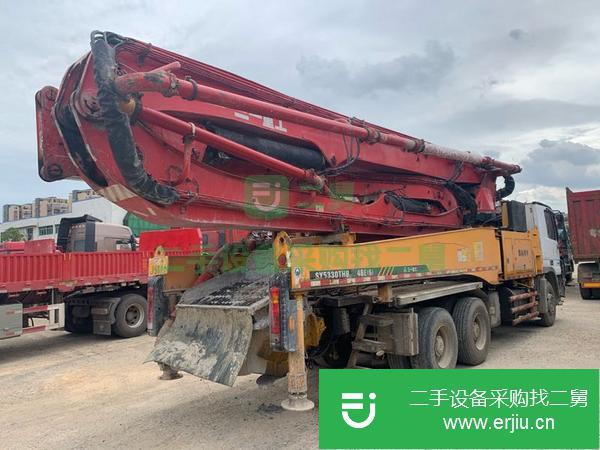 湖南出售二手三一三橋48米泵車