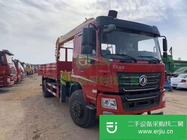 廣西出售二手東風8噸隨車吊