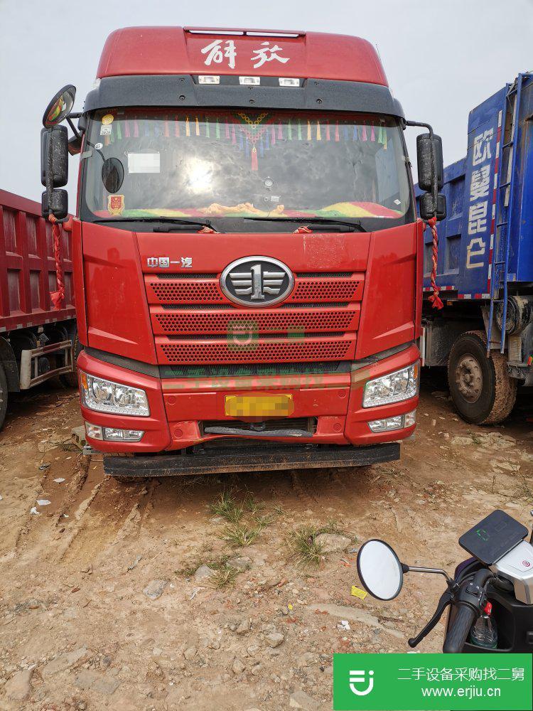 江西出售二手解放J6P自卸車