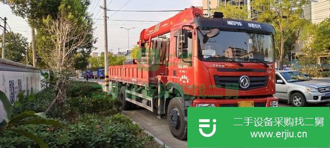 湖北出售二手東風(fēng)200馬力8噸4節(jié)臂隨車吊