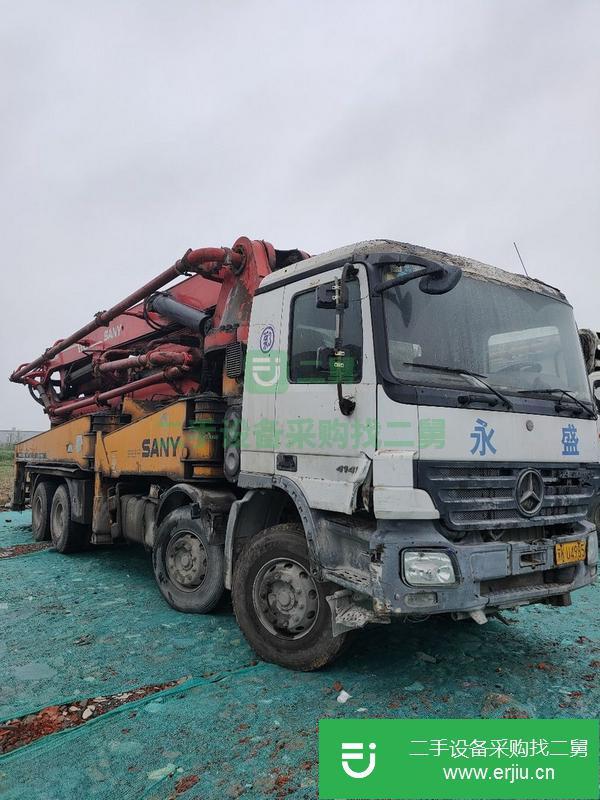 江蘇出售二手三一48米泵車