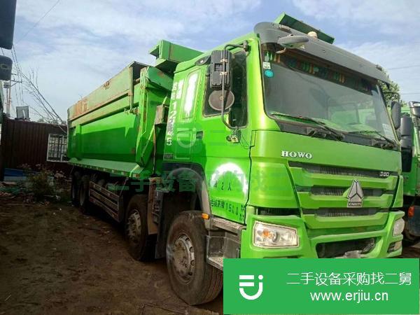 河南出售二手重汽豪沃前四后八自卸車